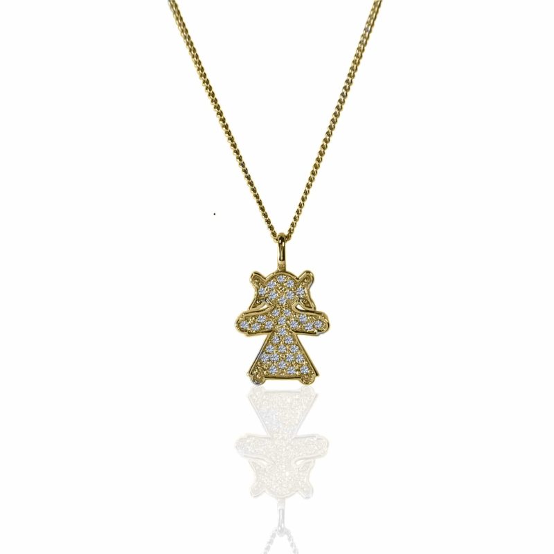 שרשרת לאמא יהלומים נועם